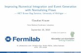 Improving Numerical Integration and Event Generation with Normalizing Flows · 2021. 1. 15. · Improving Numerical Integration and Event Generation with Normalizing Flows | HET Brown