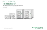 Easy UPS 3S · 2020. 4. 27. · Easy UPS 3S 10–40 kVA (3:3) y 10–30 kVA (3:1) Especificaciones técnicas 09/2019