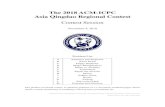 The 2018 ACM-ICPC Asia Qingdao Regional Contestacm.zju.edu.cn/contest-materials/qd2018/qd2018_problems.pdf · The 2018 ACM-ICPC Asia Qingdao Regional Contest 2018/11/04 Problem A.