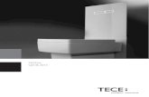 TECE Cjenik 2013Cjenik 2013 TECElux TECElux – „Allrounder“ u pozadini WC terminala WC terminal TECElux nevidljivo premješta tehniku u zid. Posebno plosnata staklena ploča zatvara