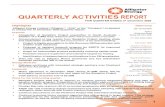 QUARTERLY ACTIVITIES REPORT · 2021. 1. 27. · ALLIGATOR ENERGY QUARTERLY ACTIVITIES REPORT FOR QUARTER ENDED 31 December 2020 3 o Exploration Target – Host geology and anomal
