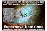 Supernova Neutrinos - mpi-hd.mpg.de · Georg Raffelt, Max-Planck-Institut für Physik, München Tee-Kolloquium, 9. Juli 2009, MPI Kernphysik, Heidelberg Tea-Colloquium MPI Kernphysik,