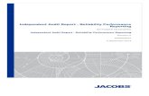 Independent Audit Report - Reliability Performance Reporting - Jacobs Audit... · Independent Audit Report - Reliability Performance Reporting PAGE 3 The Reliability of Supply calculations