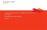 LanguageCert Test of English (LTE) (Writing) Qualification ... · The LTE (Writing) qualification is designed to assess a test takers language proficiency across six levels (A1- C2)