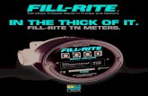 FILL-RITE TN METERS. · model sizes (TN740 and TN760 series) for use in automotive fluid distribution systems, lube trucks, and similar service. Fill-Rite TN Meters are rugged and