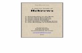 Home Bible Study Series - Camp Hill church of Christcamphillchurch.org/study_books/HEBREWS, A Survey Study of... · 2016. 2. 17. · Home Bible Study Series A Survey Study of Hebrews