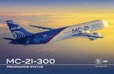 IRKUT Corporation - MC-21-300 · 2019. 6. 14. · www. irkut.com 12 Since 2017, TsAGI has conducted static tests of the MC-21-300 airframe. According to the results of the work, the