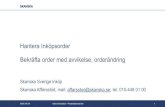 Manual: Hantera order - Skanska...SEK SEK SEK SEK St Visa SKANSKA Bekräfta Hantera order Schernan Instruktjan for ordersvar order 9.99900 9.99900 999 00 29,120 81 7. Õppna rullgardinen