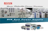 DIN Rail Power Supply - napajanje.rsnapajanje.rs/shop_ordered/3780/pic/Katalogusok/MW_DIN_tapegyseg... · 3 MEAN WELL DIN Rail power supply products comply with UL / CUL / TUV / CB