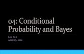 04: Conditional Probability and Bayes › class › archive › cs › cs109 › cs...Lisa Yan, CS109, 2020 Quick slide reference 2 3 Conditional Probability + Chain Rule 04a_conditional