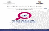 Honorable Ayuntamiento de Atlixco, Puebla Administración …atlixco.gob.mx/wp-content/PLANMUNICIPALANTICORRUPCION... · 2019. 4. 29. · Atlixco, Puebla, de acuerdo con la estructura