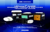 LEDsmart RANGE DIMMERS, TIMERS & SWITCHES TECHNICAL GUIDE · 2019. 3. 15. · 2 3 Diginet LEDsmart+ ™ is the first range of dimmers, switches and timers to use new patented MultiMate™