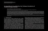 Probabilistic Sensitivities for Fatigue Analysis of Turbine Engine … · 2019. 8. 1. · of-fracture (POF) of gas turbine engine rotor disks. ... however, the probabilistic and fracture