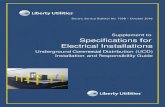 Supplement to Specifications for Electrical Installations › uploads...padmounted transformers. This document is a Supplement to Electric Service Bulletin (ESB) 750. This specification