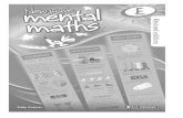 NEW WAVE MENTAL MATHS (BOOK E) – ANSWERS · 23 hours ago · R.I.C ii 53 9781921750069 NEW WAVE MENTAL MATHS TEACHERS GUIDE NEW WAVE MENTAL MATHS (BOOK E) – ANSWERS WEEK 1 –
