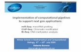 Implementaon of computaonal pipelines to support next gen ...bioinformatics.org.au › ws09 › presentations › Day2_RBarrero.pdfGenomics Australia Embedded Activities Proteomics