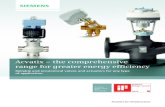 Acvatix – the comprehensive range for greater energy efficiency · 2012. 11. 28. · 2 With Acvatix™, you decide for a comprehensive range of valves and actuators that stand for