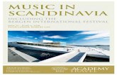 MUSIC IN SCANDINAVIA - Academy Travel€¦ · Scandinavian music often reflects nature, literature and folk traditions. Travelling through the landscapes that inspired these sounds