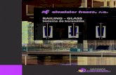 BARANDA . Railing-Glass - Aluminios Franco · PDF file 2018. 8. 31. · BARANDA . Railing-Glass 1 ACRISTALAMIENTO ACABADOS TIPO DE VIDRIO ACONSEJABLE / ALTURA MÁXIMA ENSAYADA. ESPESORES
