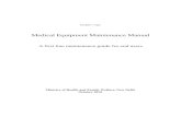 Medical Equipment Maintenance Manual - Madhya ... Medical Equipment Maintenance Manual First line maintenance