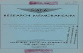 NACA RESEARCH MEMORANDUM...Yawing moment of wing with spoiler - Yawing moment of plain wing qSb CONFIDENTIAL NACA RM L53KO3a CONFIDENTIAL q effective dynamic pressure over span of