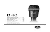 D40 - Muziekhuis Da Capo · 2020. 3. 20. · Einleitung Saxophon Abb.1:Mikrofon-aufstellungfür Saxophon SieheAbb.1. Umden”richtigen”Soundzufinden,müssenSieinjedemFall mit der