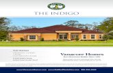 THE INDIGO - Vanacore Homes...THE INDIGO / SQ. FT. 1st Floor Living 2,536 Lanai 479 Entry 105 Garage 879 Total Living 2,536