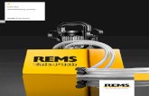 Electric decalcifying pump - REMS...REMS Calc-Push. Electric decalcifying pump for effective decalcifying of pipes and containers, e.g. flow heaters, boilers, hot water tanks, cold