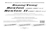 гг.) Rexton II - AutodataУДК 629.314.6 ББК 39.335.52 С75 SsangYong Rexton / Rexton II. Модели 2002-2007 / 2007-2012 гг.выпуска с дизельными D27DT,