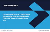 PARAGRAPHE - Le français des affaires...Cham re de ommer e et d’industrie de région Paris Île-de-France 3 Novembre 2020 2. IDENTIFIEZ-VOUS Saisissez vos identifiants de connexion
