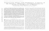 IEEE INTERNET OF THINGS JOURNAL, VOL. XX, NO. X ...IEEE INTERNET OF THINGS JOURNAL, VOL. XX, NO. X, NOVEMBER 2020 1 Empowering Things with Intelligence: A Survey of the Progress, Challenges,