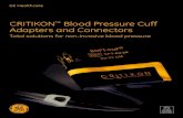 CRITIKON Blood Pressure Cuff Adapters and Connectors · 2019. 7. 13. · Washing Plugs for Screw Connector Cuffs Compatibility: GE DINAMAP Part # 300877 (Qty: 50) O-Ring Replacement