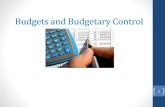 Budgets and Budgetary Controlcourseware.cutm.ac.in/.../06/Budget-Budgetary-control.pdf · 2020. 6. 26. · •An organization chart for budgetary control is given showing clearly
