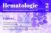 Hematologie 2 · 2020. 6. 9. · Hematologie 2 / 2020 3 SLOVO ÚVODEM Vážené kolegyně a kolegové, vážení členové České hematologické společnosti, dovolujeme si vám