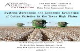 Systems Agronomic and Economic Evaluation of Cotton ...varietytesting.tamu.edu/files/cotton/files/2014/2014...2014 Final Report submitted to Plains Cotton Growers Plains Cotton Improvement