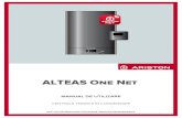 ALTEAS One Net - Ludoterm · 2017. 12. 20. · - 2009/142/CEE cu privire la aparatele pe gaz - 2004/108/EC cu privire la compatibilitatea electromagnetică - 92/42/CEE cu privire