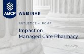 Disclaimer - Home | AMCP.org...PCMA’s Argument: ERISA Preempts Act 900 • Act 900 impermissibly connects with pharmacy benefit plans in several respects: • Requires disclosures