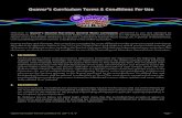 Quaver’s Curriculum Terms & Conditions For UseQuaver Curriculum Terms Conditions For Use • 7.15.16 Page 1 Welcome to Quaver’s Beyond Marvelous General Music Curriculum, presented