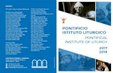 Pontificio iStituto liturgico - anselmianum.com...Pontificio Ateneo S. AnSelmo Piazza dei Cavalieri di Malta, 5 00153 Roma – Italia +39 06 57 91 410 presidepil@anselmianum.com 2017
