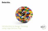 Introduction to Design Thinking using Lego Serious Play · 2021. 1. 17. · - A lot of sticky notes & Lego! During this part of the workshop we will spend time developing ideas and