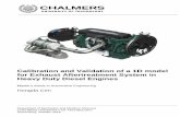 Calibration and Validation of a 1D model for Exhaust Aftertreatment System …publications.lib.chalmers.se/records/fulltext/256605/... · 2019. 3. 27. · Department of Mechanics