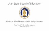 Utah State Board of Educationle.utah.gov/interim/2017/pdf/00000764.pdf · 2017. 1. 29. · purposes • Allows for the ... measured by DIBELS, the LEA may be ineligle to receive K-3