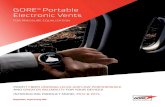 GORE Portable Electronic Vents® Pressure Vents... · PE13 PE12 PE8 PE3 PE7 GAW331 PE14 PE15 1.6 4.2 — — — — — GAW3310204 — — 2.0 5.0 PE130205 PE120205 PE80205 PE30205