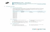 MMBZxAL series Low capacitance unidirectional double ESD … · 2020. 4. 28. · MMBZXAL_SER_2 Product data sheet Rev. 02 — 10 December 2009 2 of 17 Nexperia MMBZxAL series Low