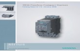 3RA6 Fuseless Compact Starters · 2019. 10. 13. · Siemens LV 1 N Compact Starters · 01/2008 5 Explanations Order number index Order number index including export markings Order