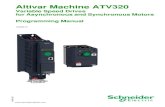 Altivar Machine ATV320 - bojoelectric.combojoelectric.com/attach/ATV320 Programming Manual.pdf · Altivar Machine ATV320 Variable Speed Drives for Asynchronous and Synchronous Motors