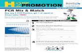 NEW! PROMOTION · 2020. 8. 7. · Toll Free: 888-522-2726 PROMOTION H-2 NEW! Free PCR plastics! PCR Mix & Match Buy any 3 PCR Plastics, get 1 of equal or lesser value FREE! Buy products