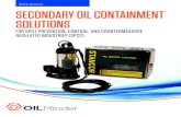 SPCC brochure SECONDARY OIL CONTAINMENT SOLUTIONS · SPCC brochure. n CODE COMPLIANCE. The Code of Federal Regulations addresses the discharge, control, and countermeasure plans for