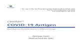 COVID-19 Antigen · 2020. 10. 14. · RCHM-02071 CareStartTM COVID-19 Antigen Rapid Diagnostic Test for Detection of SARS-CoV-2 Antigen IFU-RCHM71-E / Rev. A ACCESS BIO, INC. Page
