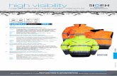high visibility - Adobe · PDF file 2019. 10. 30. · Campbell 364aa2eX1 >> Signalisatie winterblouson met uitritsbare mouwen Multifunctionele jas met uitritsbare mouwen en fleecevoering